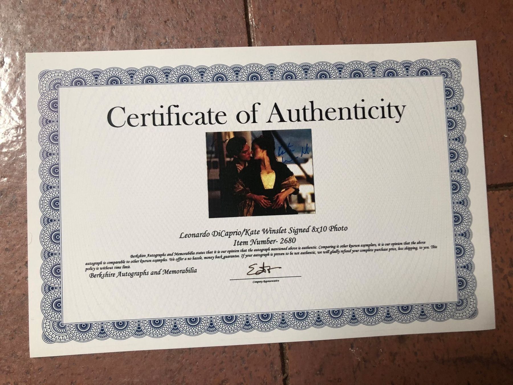 Autografi: Originalautogramm  Titanic mit COA – Usato da rafz venduto da Ttt0071 1
