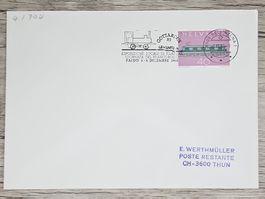 CL02 Enveloppe + Timbre Suisse 1982