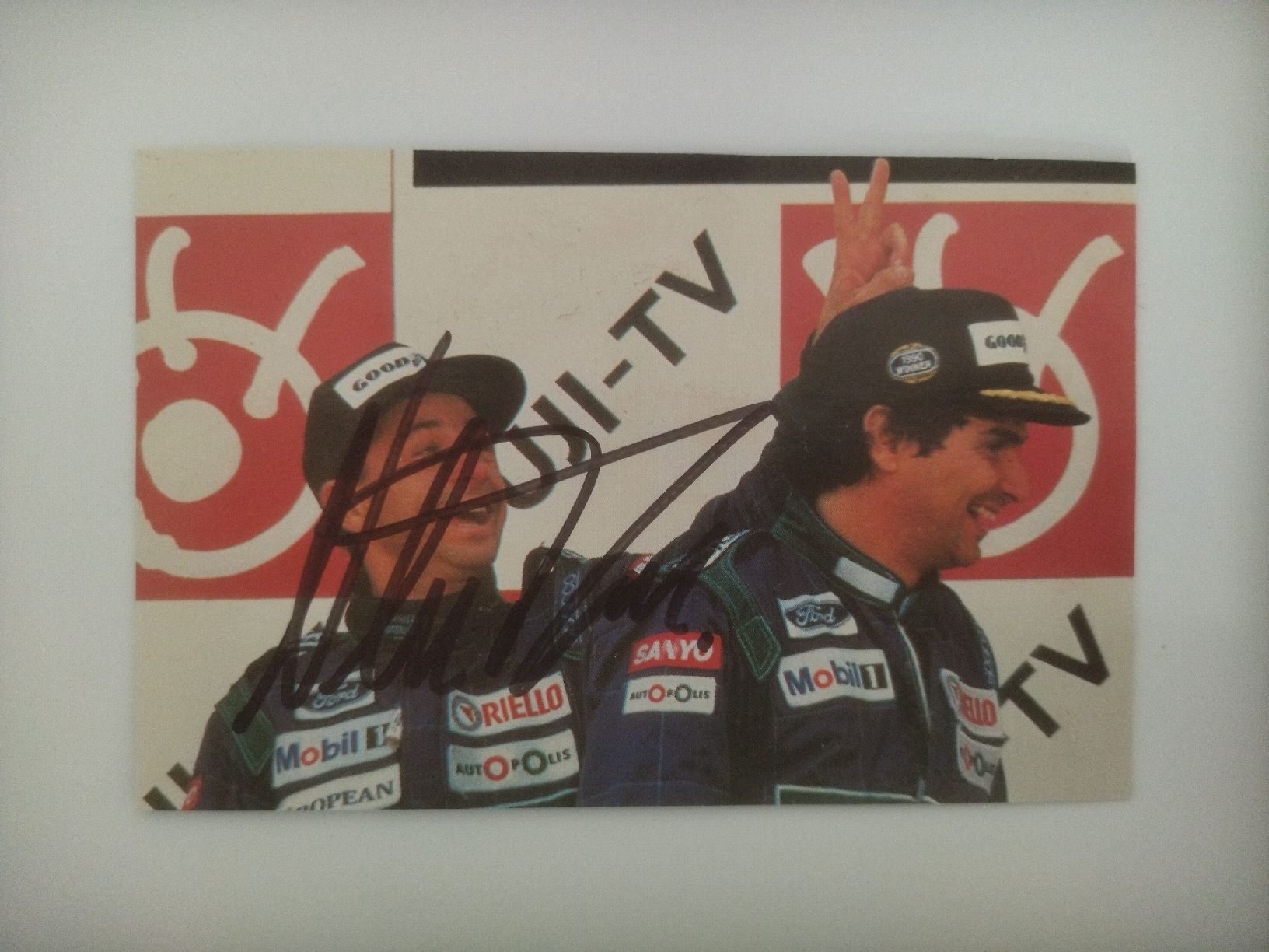 Autografi: Nelson Piquet original Formel 1 Autogramm – Usato da Felben-Wellhausen venduto da bananajoe8474 1