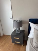 KARE Tischlampe Marmor-Look grauer Schirm, 60cm