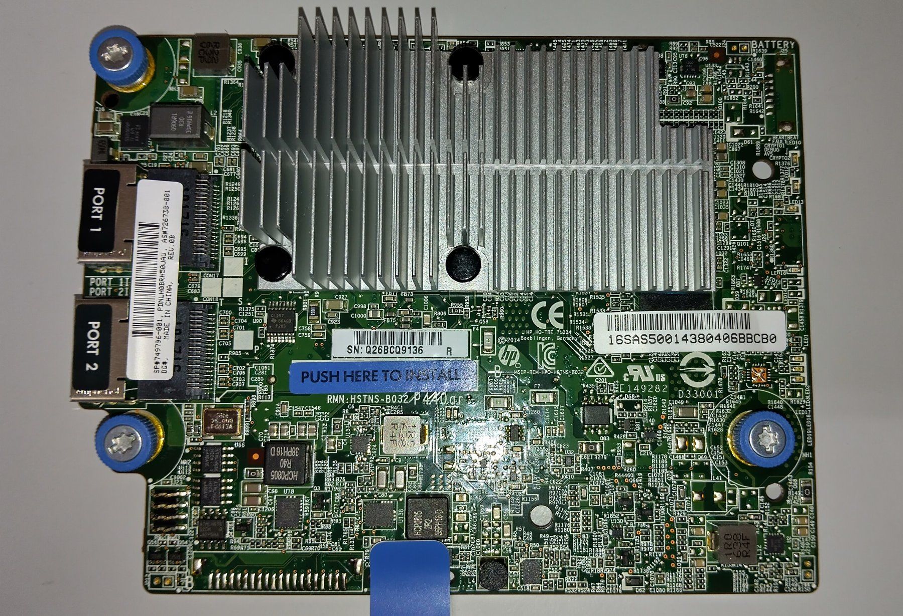 Hewlett Packard Server: HPE Smart Array P440ar RAID-Controller - 749796-001 – Gebraucht aus Luzern von tEcNeC