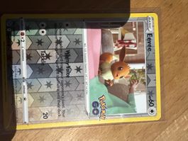 Pokemon GO Eevee Karte guter Zustand