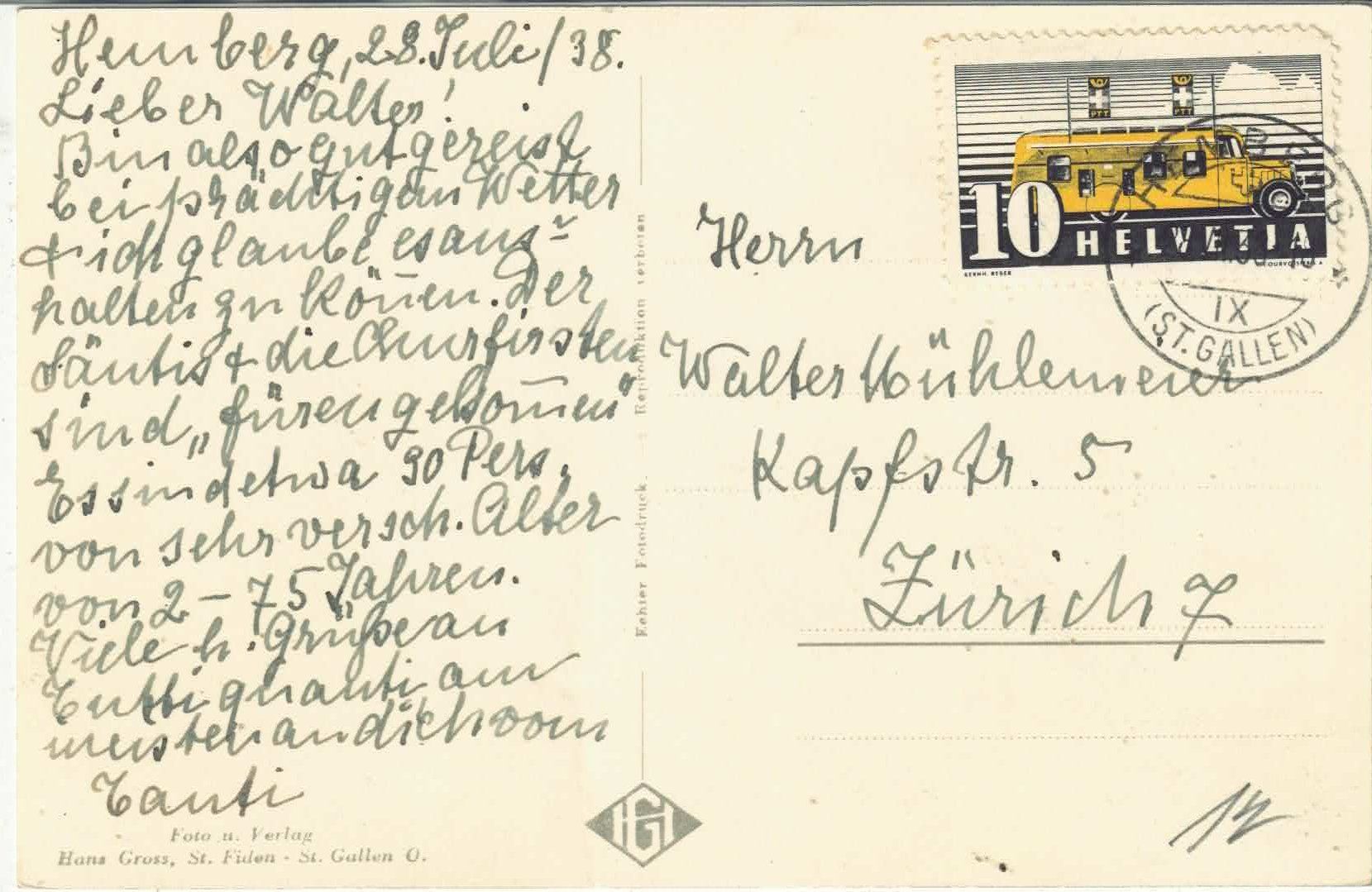Cartes postales: Hemberg - Generalansicht – D'occasion à Ettingen par Kartenplanet 1