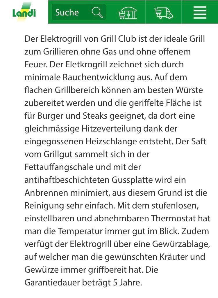 Griglie: Balkongrill NEU – Nuovo (secondo la descrizione) da Neuenegg venduto da Silvia711 2