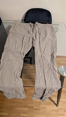 Leinenhose LINDlberg White Gr. L Sommerhose leicht 48 Zei...