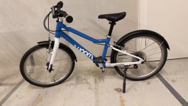 Ultraleichtes Kindervelo Woom 4, Blau
