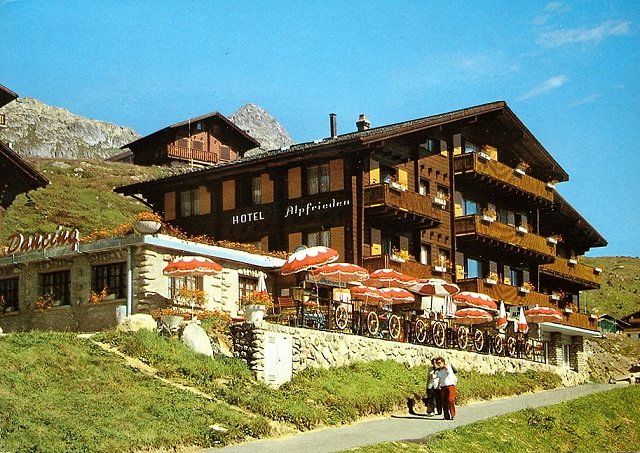 Ansichtskarten: BETTMERALP Hotel Alpfrieden – Gebraucht aus Jona von philajona