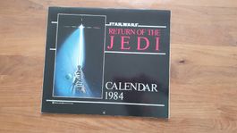 Star Wars: Return of the Jedi Original Kalender 1984 Vintage