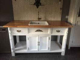 Vintage Waschtisch/Kücheninsel, Shabby Chic Look!