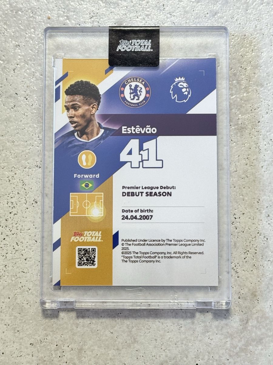 Estevao Rookie 21/75 - Topps Total Football Fusion (Neu und ...