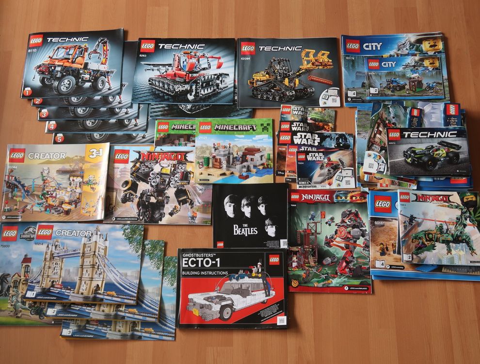 Lego Anleitungen Idea, Creator, City, Technic, Ninjago 7 kg | Kaufen