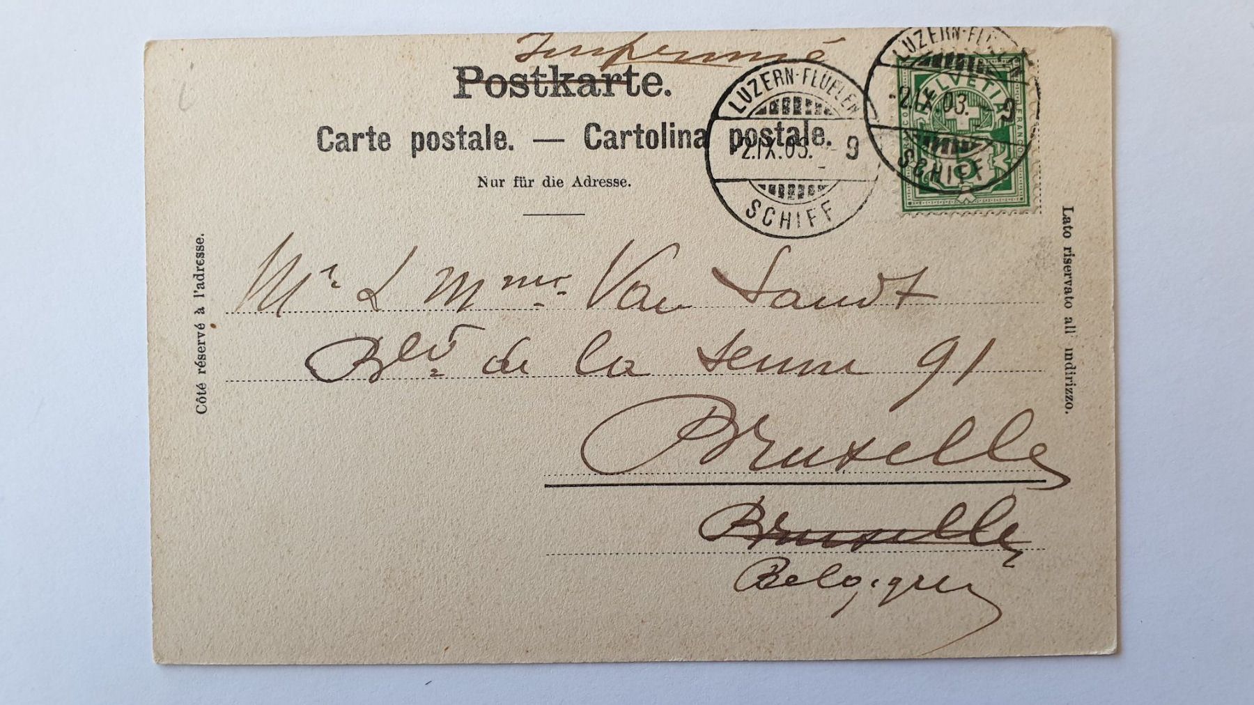 Cartoline postali: Luzern. 2 Ansichtskarten. – Usato da Goldach venduto da armando_r 3
