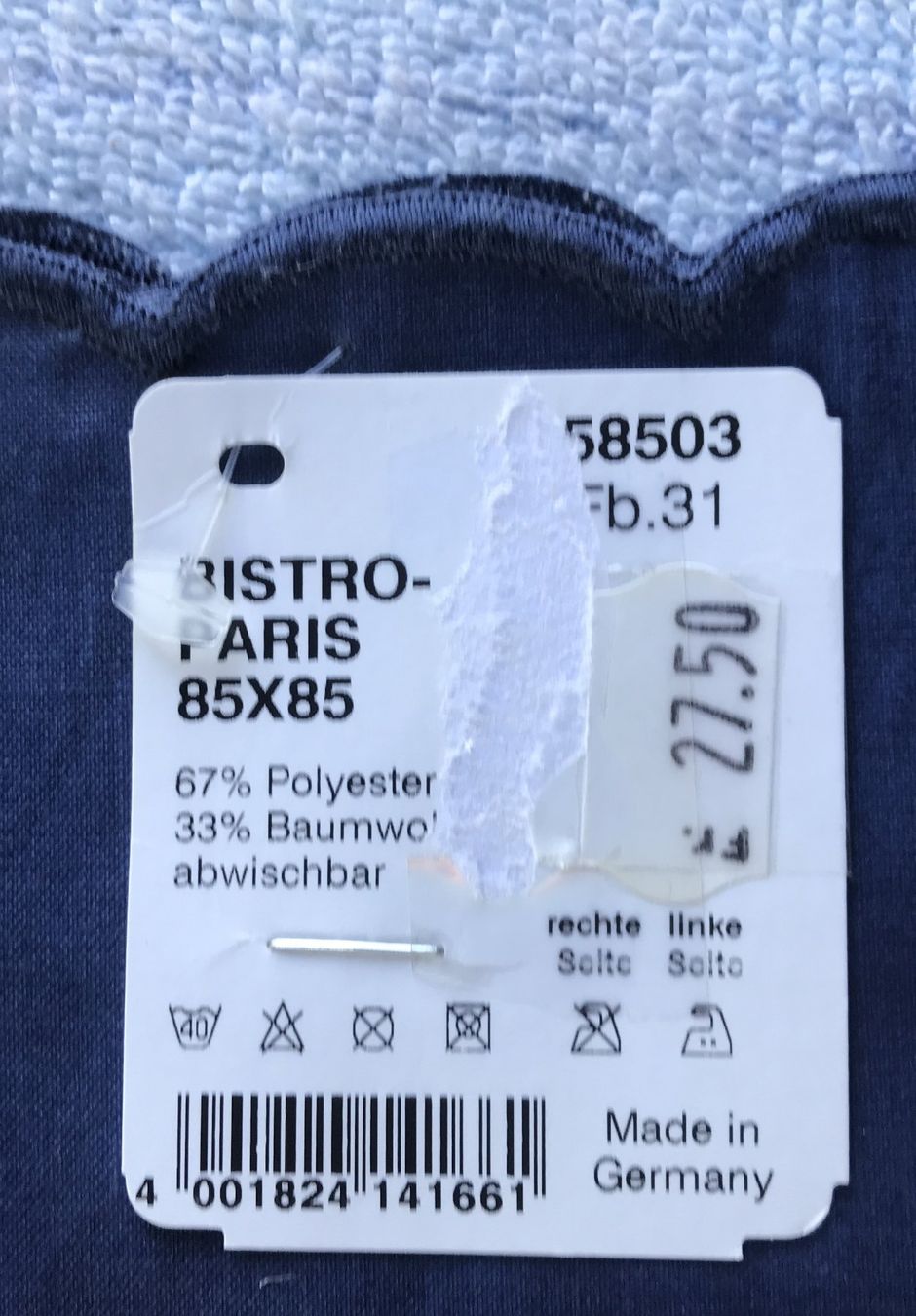 Altra biancheria da tavola: PISTRO PARIS 85X85 NEU ABWISCHBAR – Nuovo (secondo la descrizione) da Ostermundigen venduto da crazy-horse-1840 5