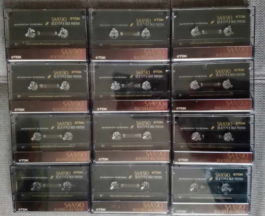 TDK SA-X90 / Type II - 12 x cassettes MC (Gebraucht) in Le Locle für ...