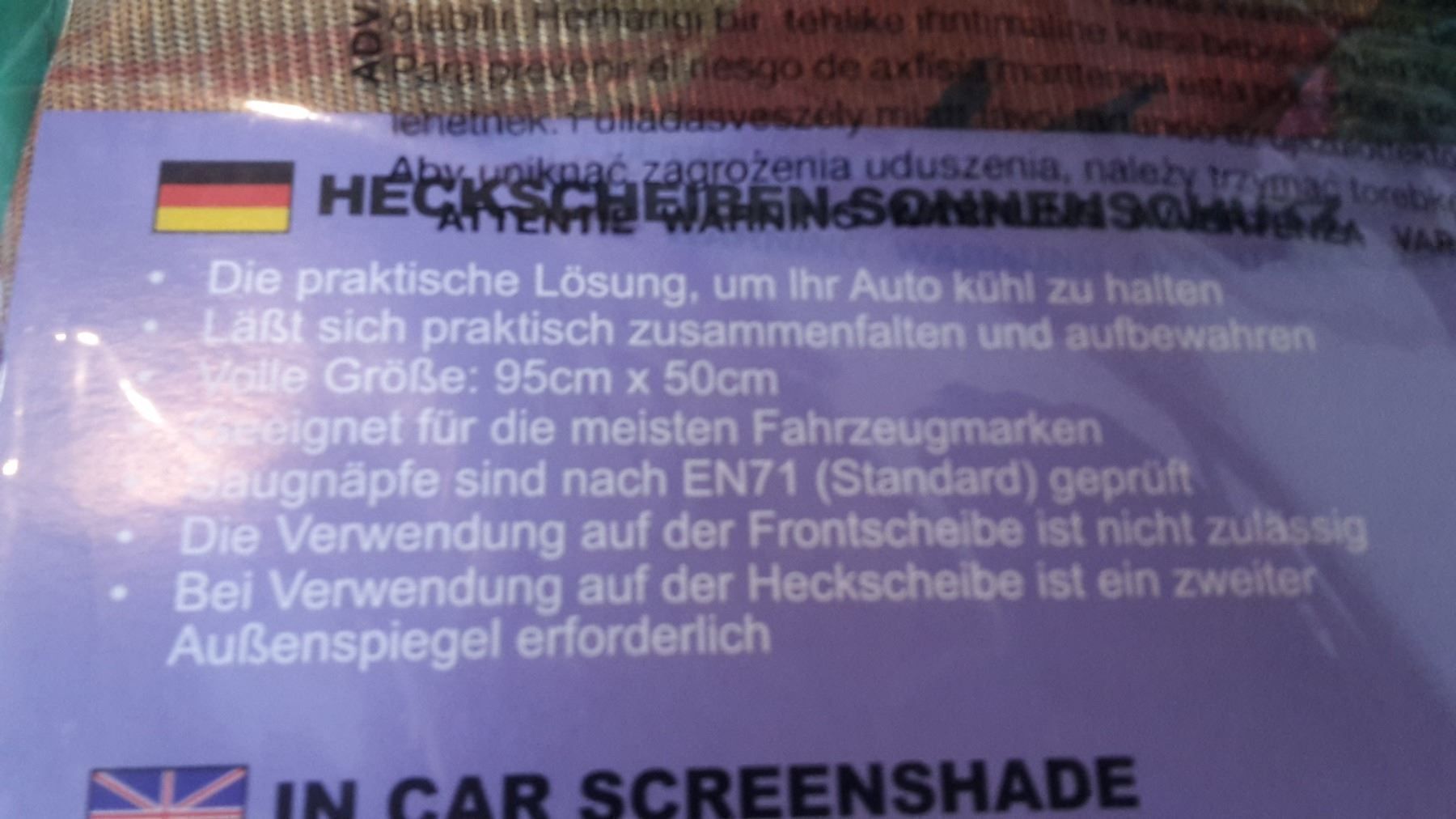 Toutes les pièces détachées: Heckscheibenschutz Winni Puh – Neuf avec emballage d'origine à Schwarzenburg par Flamingo07 1
