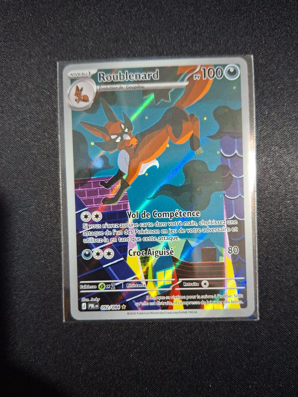 Pokémon Sammelbilder & Trading cards: Pokémon Roublenard AR 092/084 - FR – Neu (gemäss Beschreibung) aus Valeyres-sous-Rances von gegg