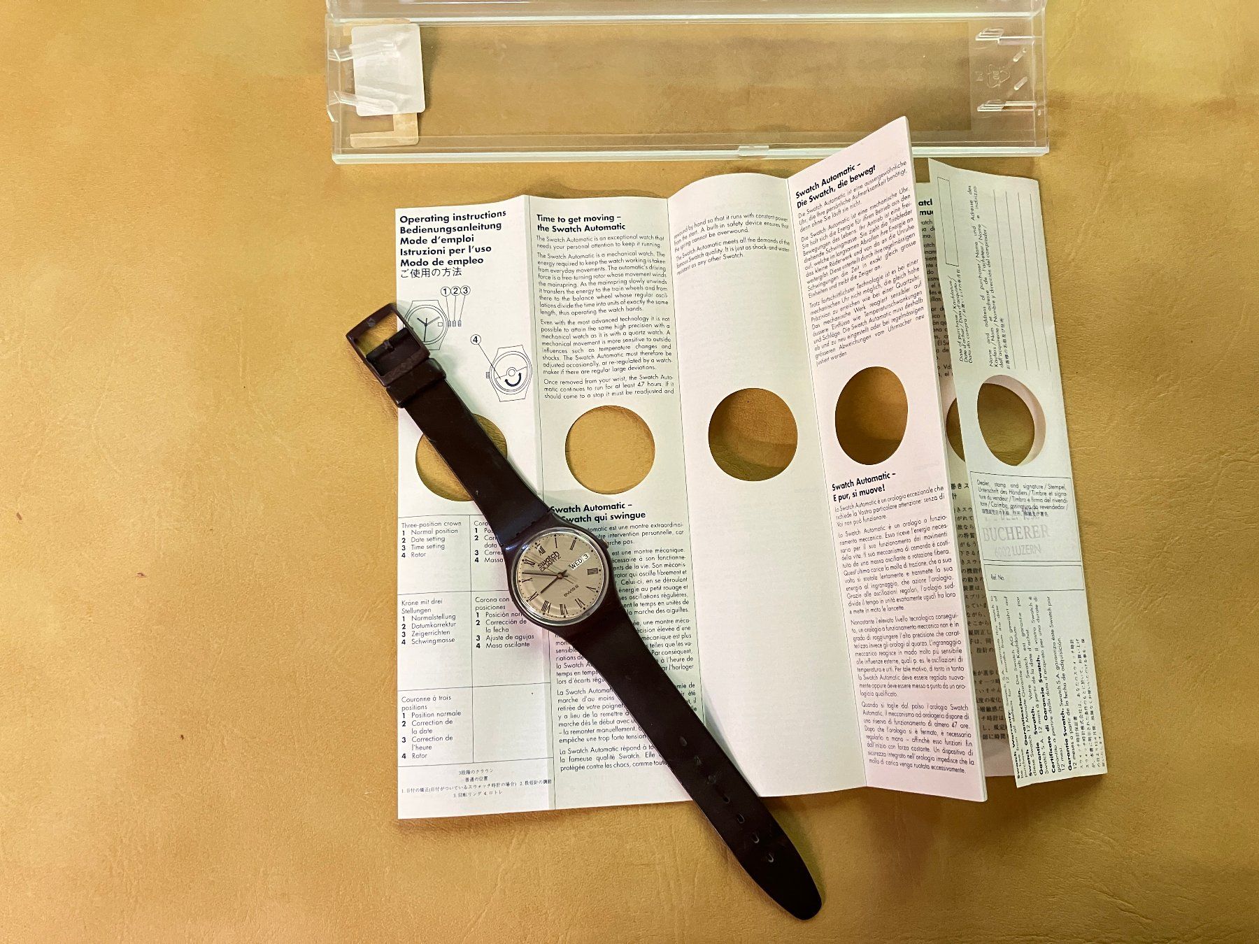 Swatch Orologi: Swatch GC 700 braun 1982 – Usato da Horw venduto da luzernicus 2