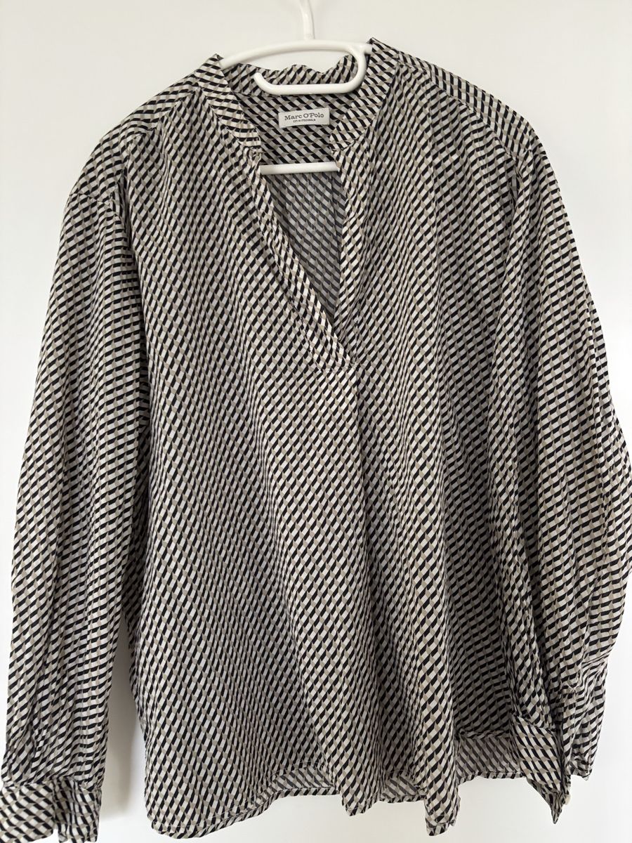 Marc O'Polo Camicette: Bluse oversize Marco Polo Gr. 44 – Usato da Gwatt (Thun) venduto da Bioethanol01