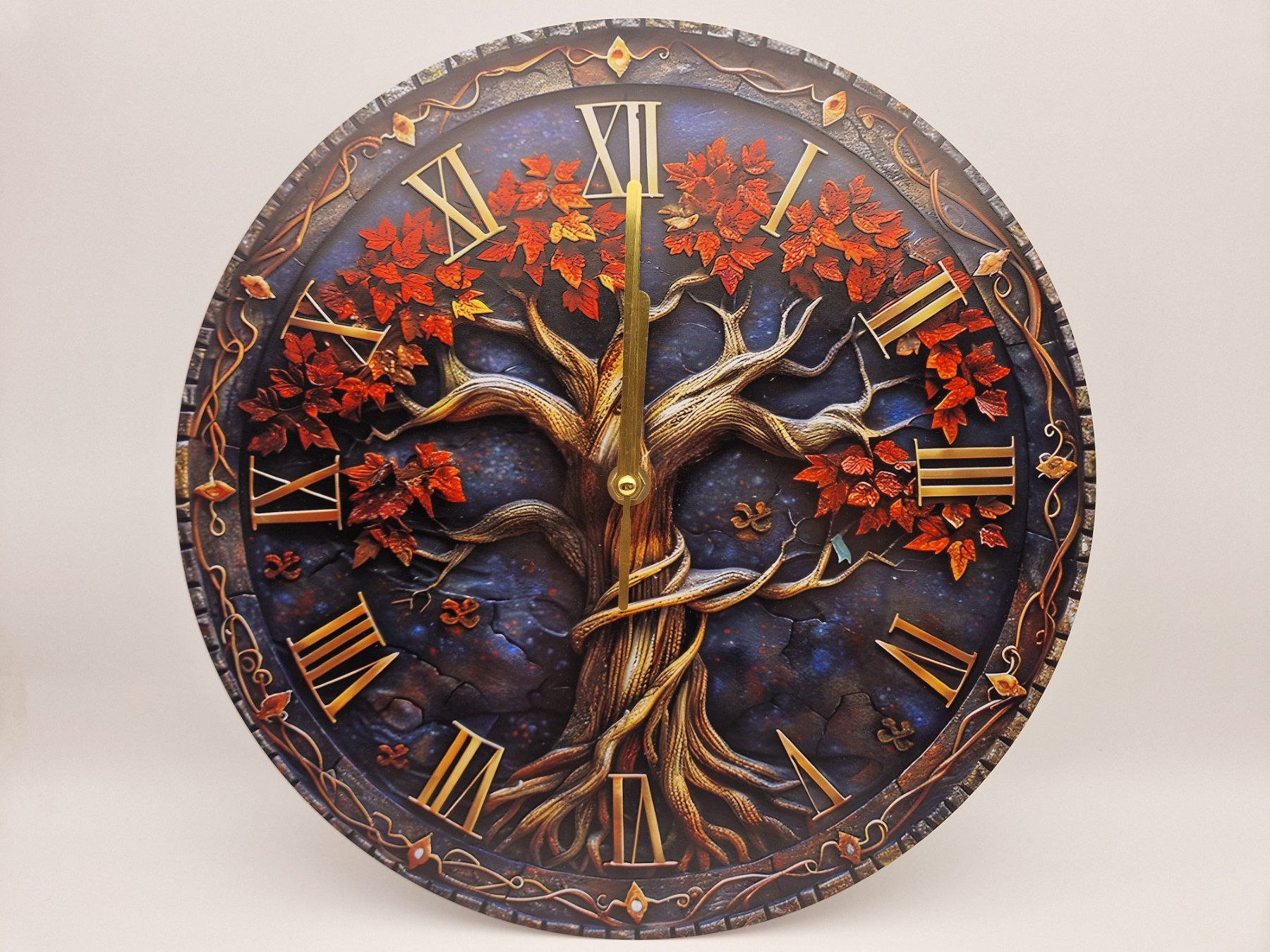 Stand- & Wanduhren: Horloge Murale 25cmD Arbre Nature Neuve – Neu (gemäss Beschreibung) aus Rochefort von Arkaik_FH_CH 1
