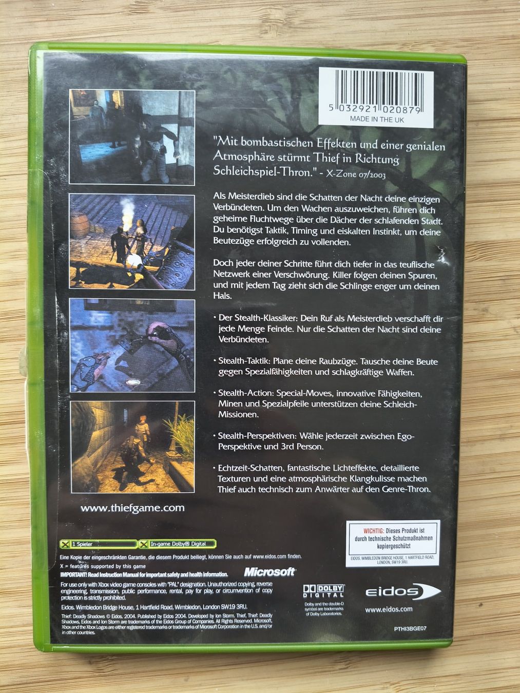 Giochi: Thief - Deadly Shadows (XBox) – Usato da Riedholz venduto da ste_96cd 1