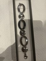 Bracelet noir & acier