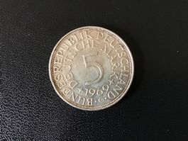 Deutschland 5 DM Silberadler 1969 G