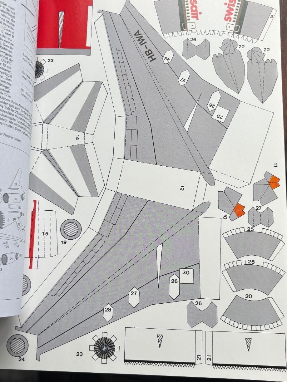 Kit di modellismo & Modellini statici: Modellbogen MD Swissair Jet – Usato da Rüti ZH venduto da Meke 1