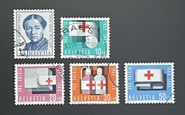 1963 PP Anna Heer, Symbole Rotes Kreuz ʘ B113 - B117