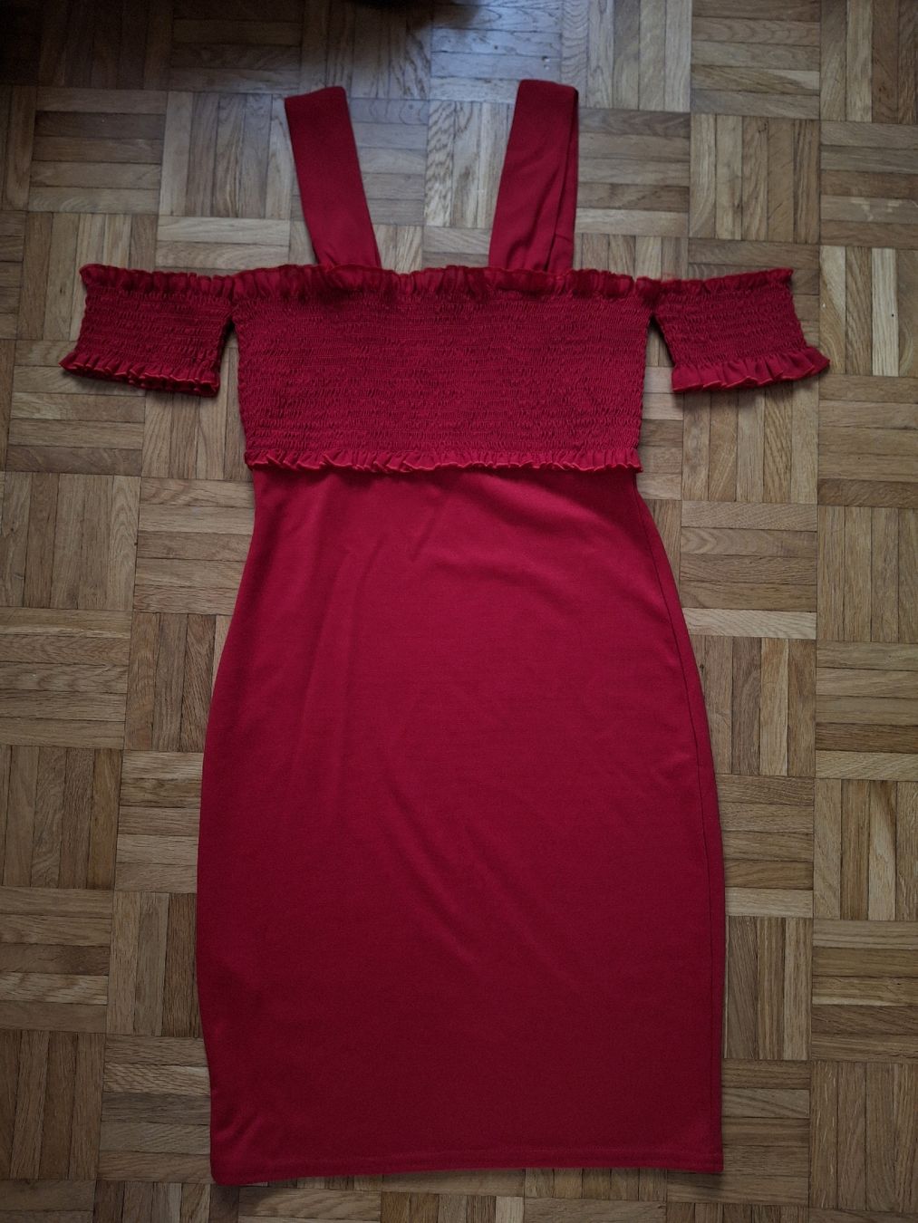 Kleider: Robe rouge Lost Ink T. XS  – Neu (gemäss Beschreibung) aus La Tour-de-Peilz von AliciaaG