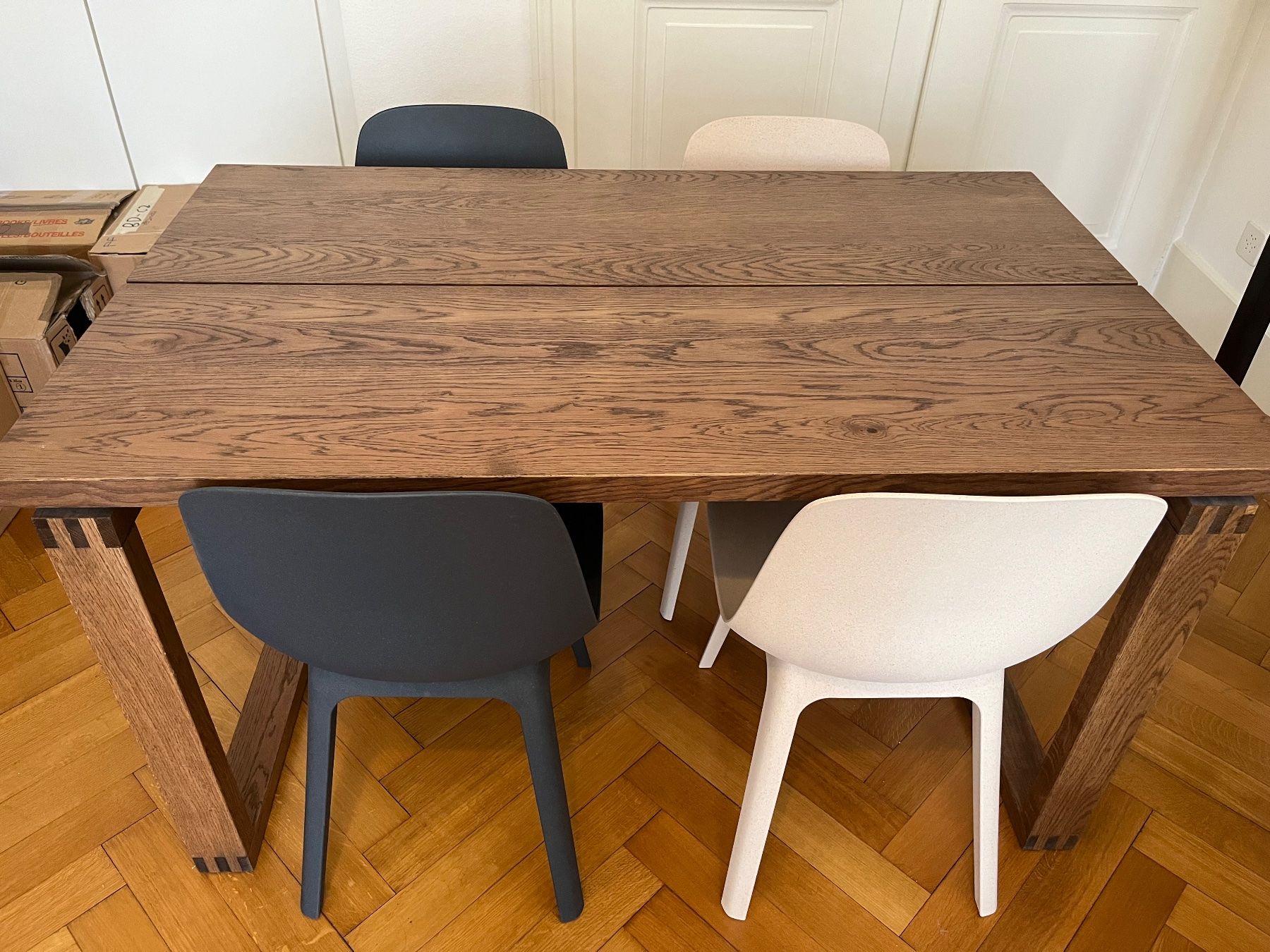Ikea Set di tavolo e panche: Table à manger 140x85 cm et 4 chaises – Usato da Lausanne venduto da hel_2b2q 1