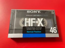 SONY HF-X 46A Sehr seltene Audio Kassette original verpackt!