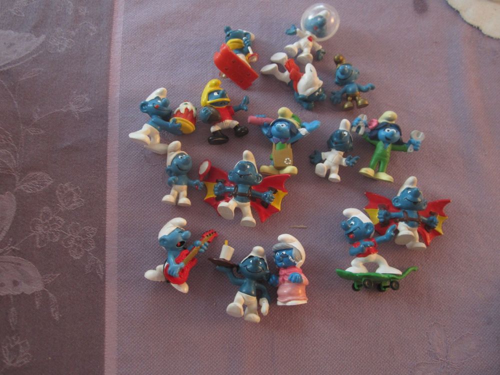 16 x Schlumpf-figuren für Sammler(Diverse Marken) 1