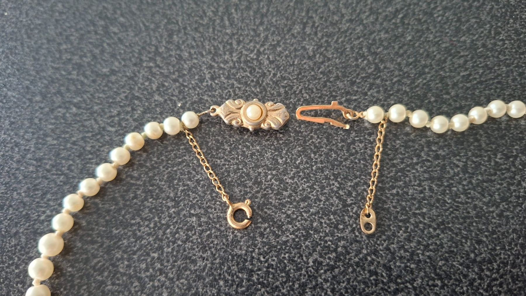 Colliers: Perlenkette mit Goldverschluss . VINTAGE – D'occasion à Gattikon par jeansgli 2