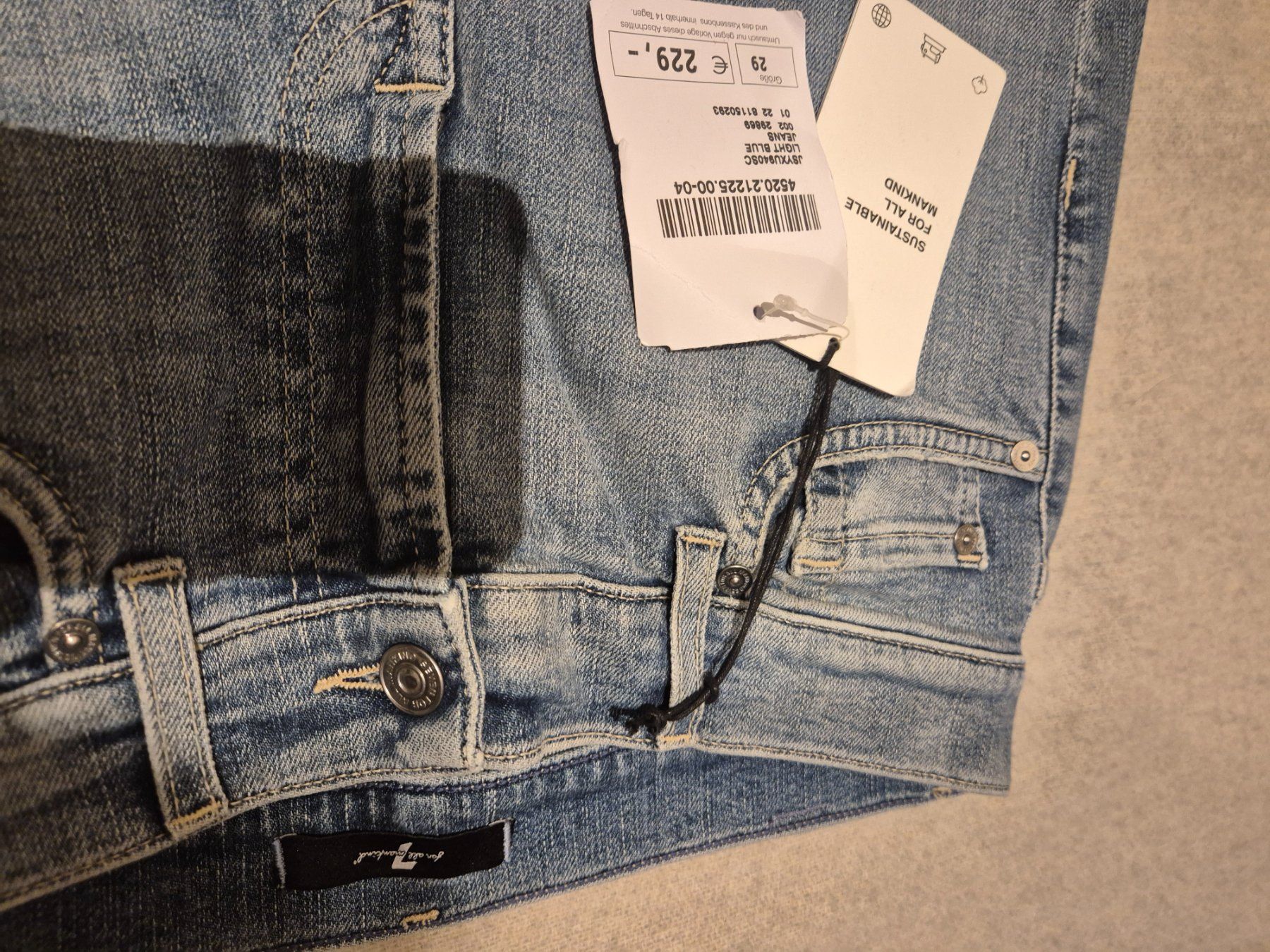 Mankind Jeans: Jeans 7 for all  mankind 29 neu – Nuovo (secondo la descrizione) da Herrliberg venduto da SELENONAUTKA 1