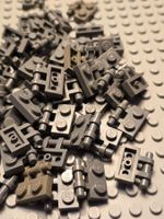 Lego 25xPlatte 1×2 mit Griff(2540)dunkelgrau