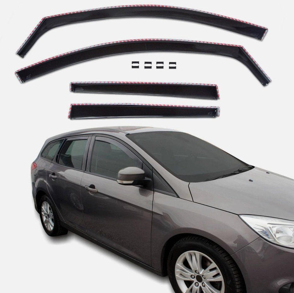 Ford Sonstiges Fahrzeugzubehör: Windabweiser Ford Focus 3 2011-2018 Kombi – Neu und originalverpackt aus Rothrist von GIWALD