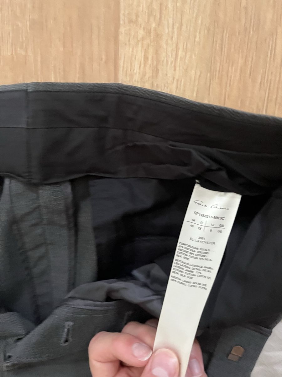 Rick Owens Pantalons: Rick Owens SS19 Babel Sidestripe Trousers – D'occasion à Basel par fis_rl25 3