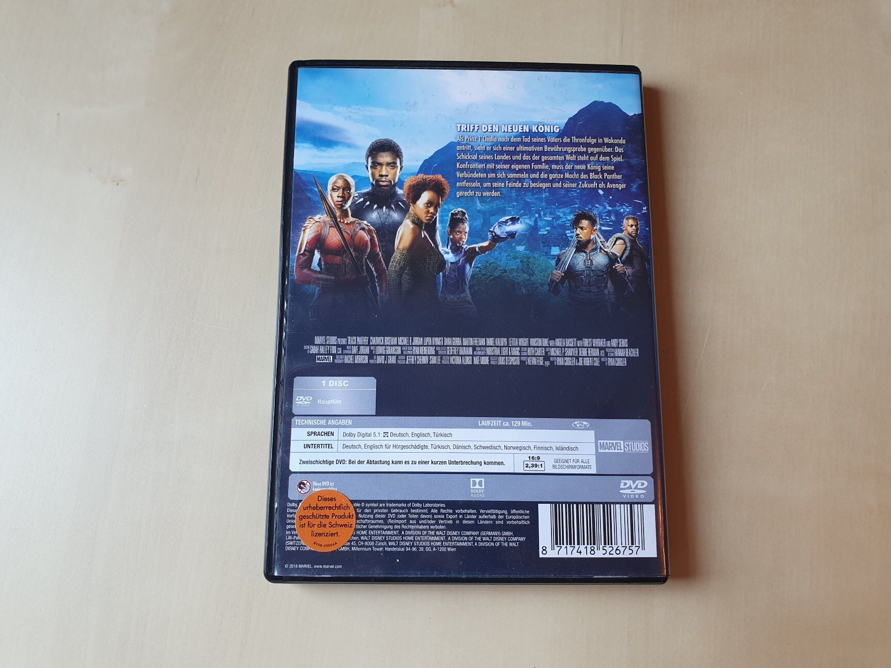 Tutti i DVDs: Black Panther – Usato da Stansstad venduto da collectorsshop 1