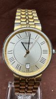 Tissot Uhr bicolor Edelstahl Datum Saphirglas Herren