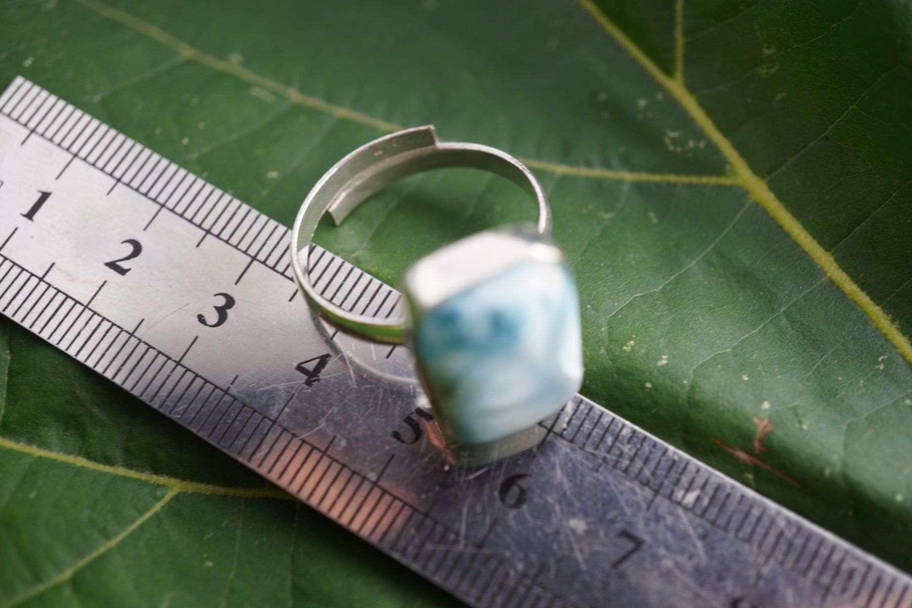 Minerali & Pietre curative: Larimar      ring Grösse  Variabel     (Räumung!) – Nuovo e nell'imballaggio originale da Eschenbach SG venduto da topstone 6