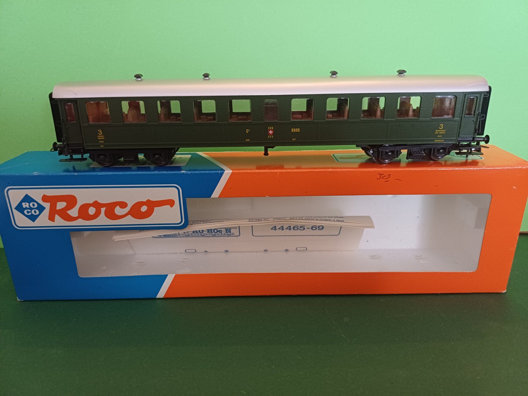Roco Modellini di ferrovie: Roco Schnellzugwagen 3.Klasse der SBB – Usato da Bassersdorf venduto da darki77