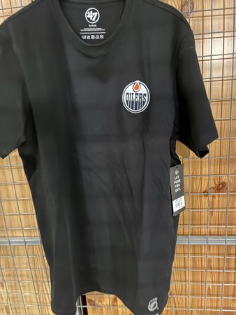 Edmonton Oilers T-Shirt XL, Neu mit Etikett, Schwarz!