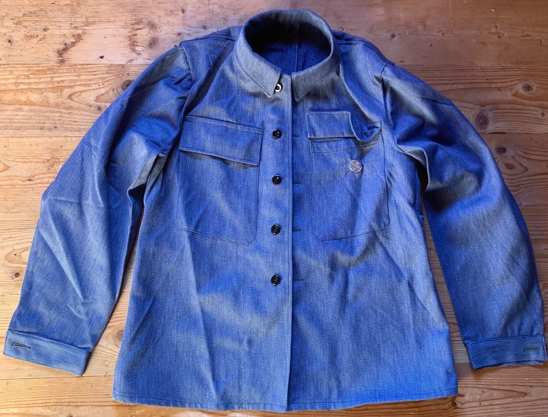 Schweizer Armee Giacche: Tenue Blau Jacke der CH Armee Grösse 48 – Nuovo (secondo la descrizione) da Goldingen venduto da Bergler012