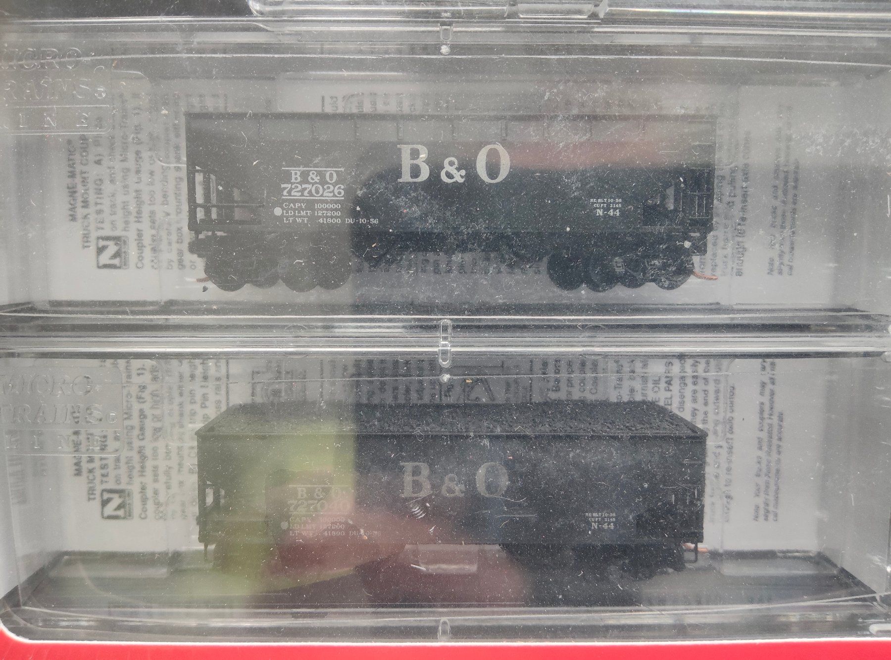Modellini di ferrovie: Micro-Trains B&O Weathered Train Set – Usato da Siebnen venduto da han_xck2 2