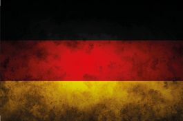 Blechschild-LÄNDERFLAGGE DEUTSCHLAND