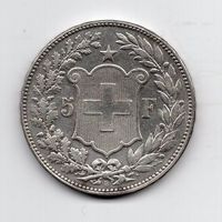 (1343) CH, 5 Franken 1900, top, fast stgl