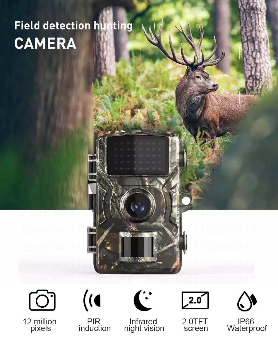 Videocamere: NEU Wildkamera Überwachung Jagdkamera / Caméra de chasse – Nuovo e nell'imballaggio originale da Isérables venduto da Alfaga 5