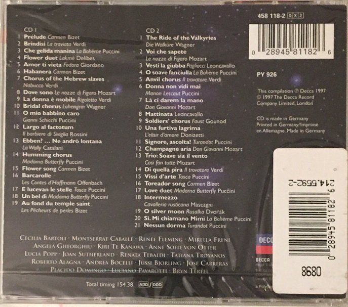 CD: The Greatest Opera Show on Earth – Usato da Grüningen venduto da azulamarillo 1