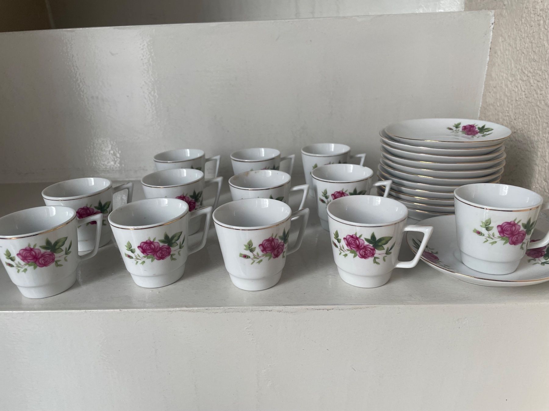 Tazze: 12 x Mokka Tassen - Vintage – Usato da Minusio venduto da Pink222 1