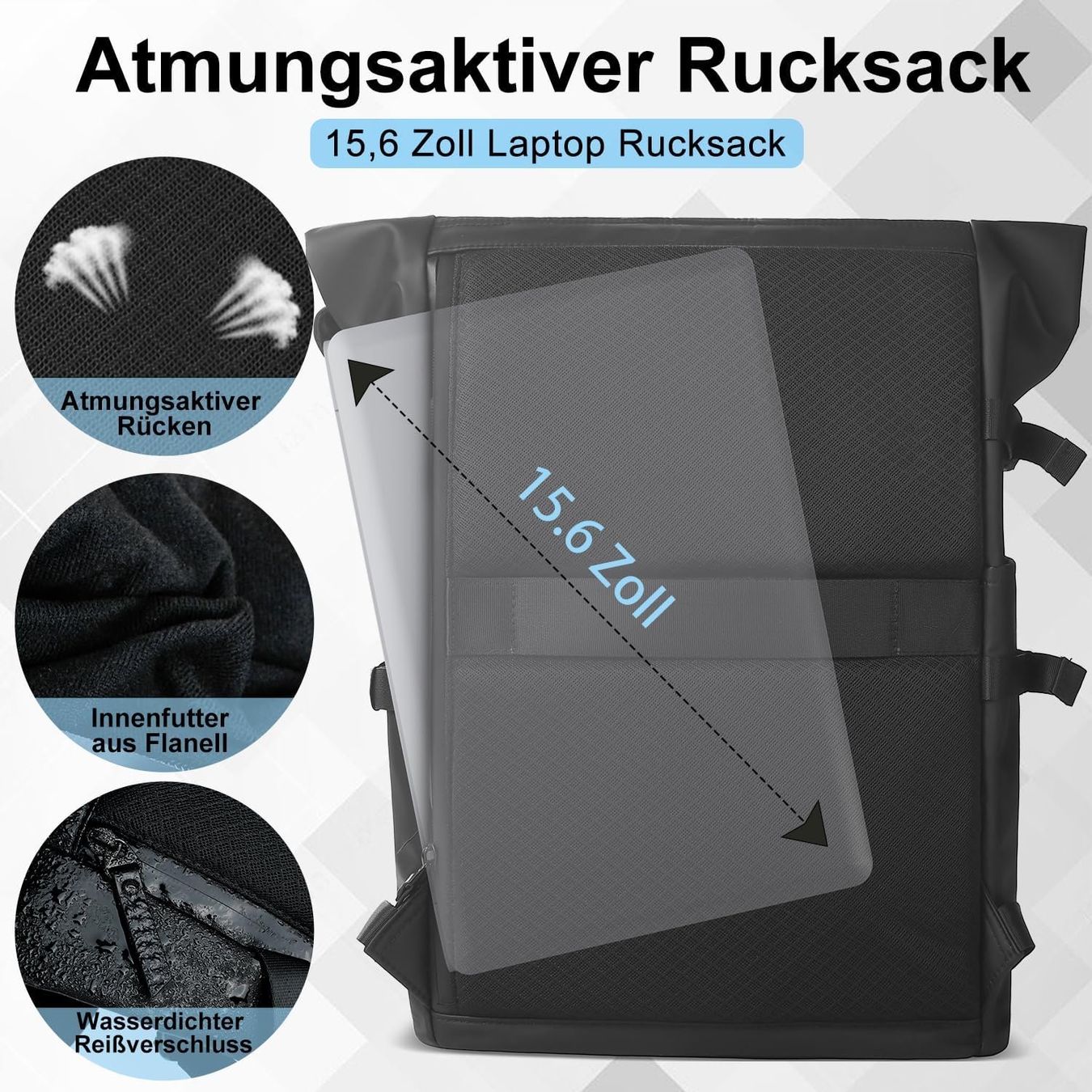 Zaini: Rolltop Extendo Rucksack – Nuovo e nell'imballaggio originale da Geneve venduto da Titi2008 4